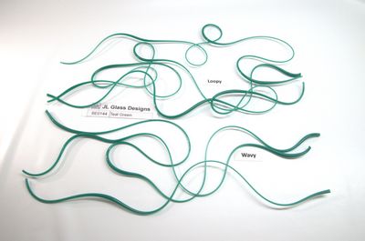 BE0144 Teal Green Vitrigraph Stringer