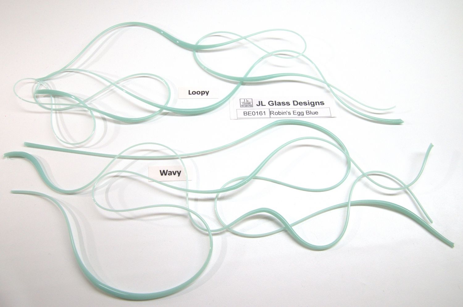 BE0161 Robin&#39;s Egg Blue Vitrigraph Stringer