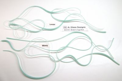 BE0161 Robin&#39;s Egg Blue Vitrigraph Stringer