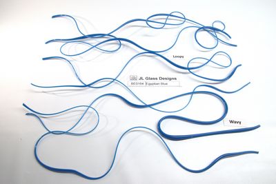 BE0164 Egyptian Blue Vitrigraph Stringer