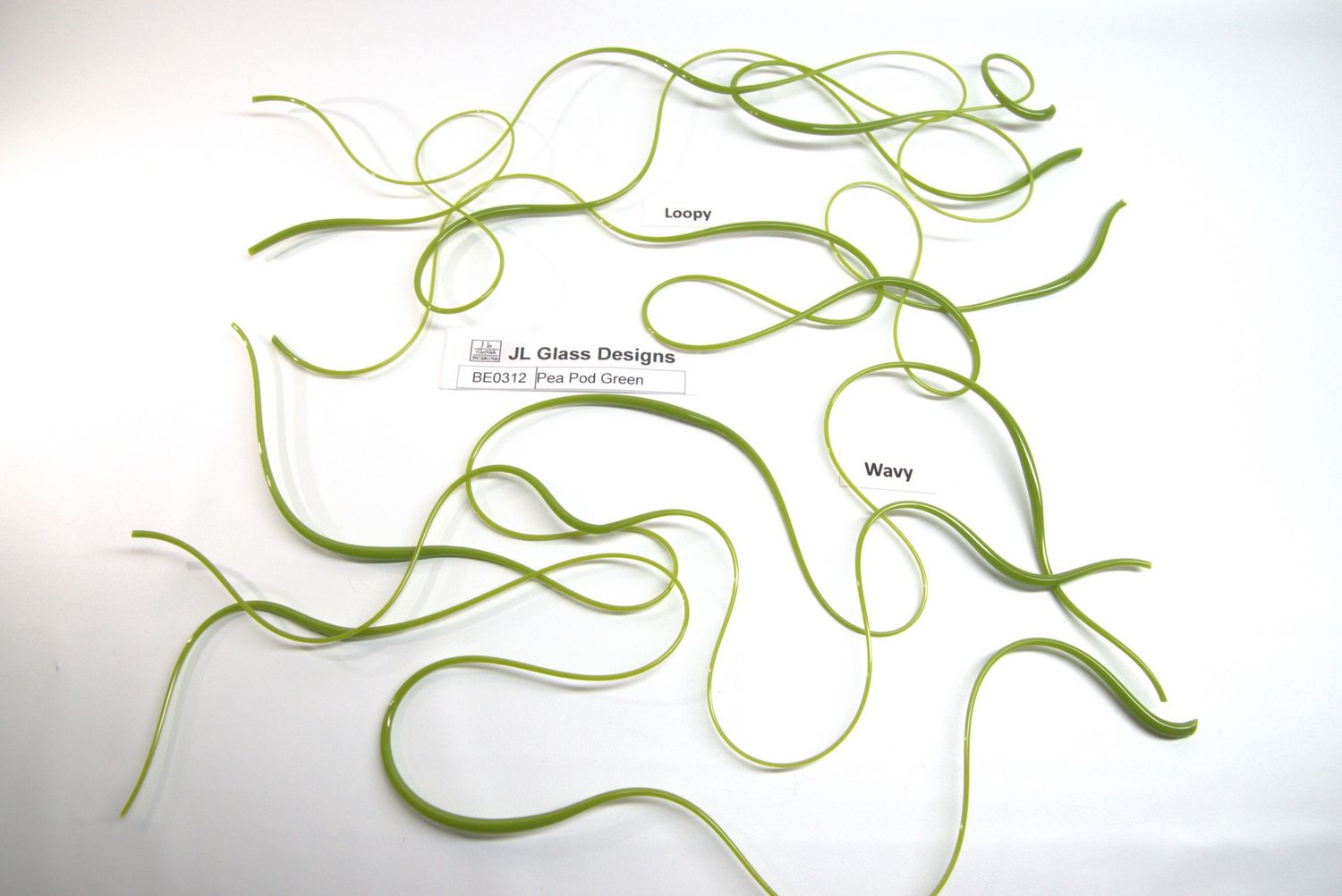 BE0312 Pea Pod Green Vitrigraph Stringer