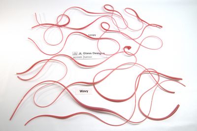 BE0305 Salmon Vitrigraph Stringer