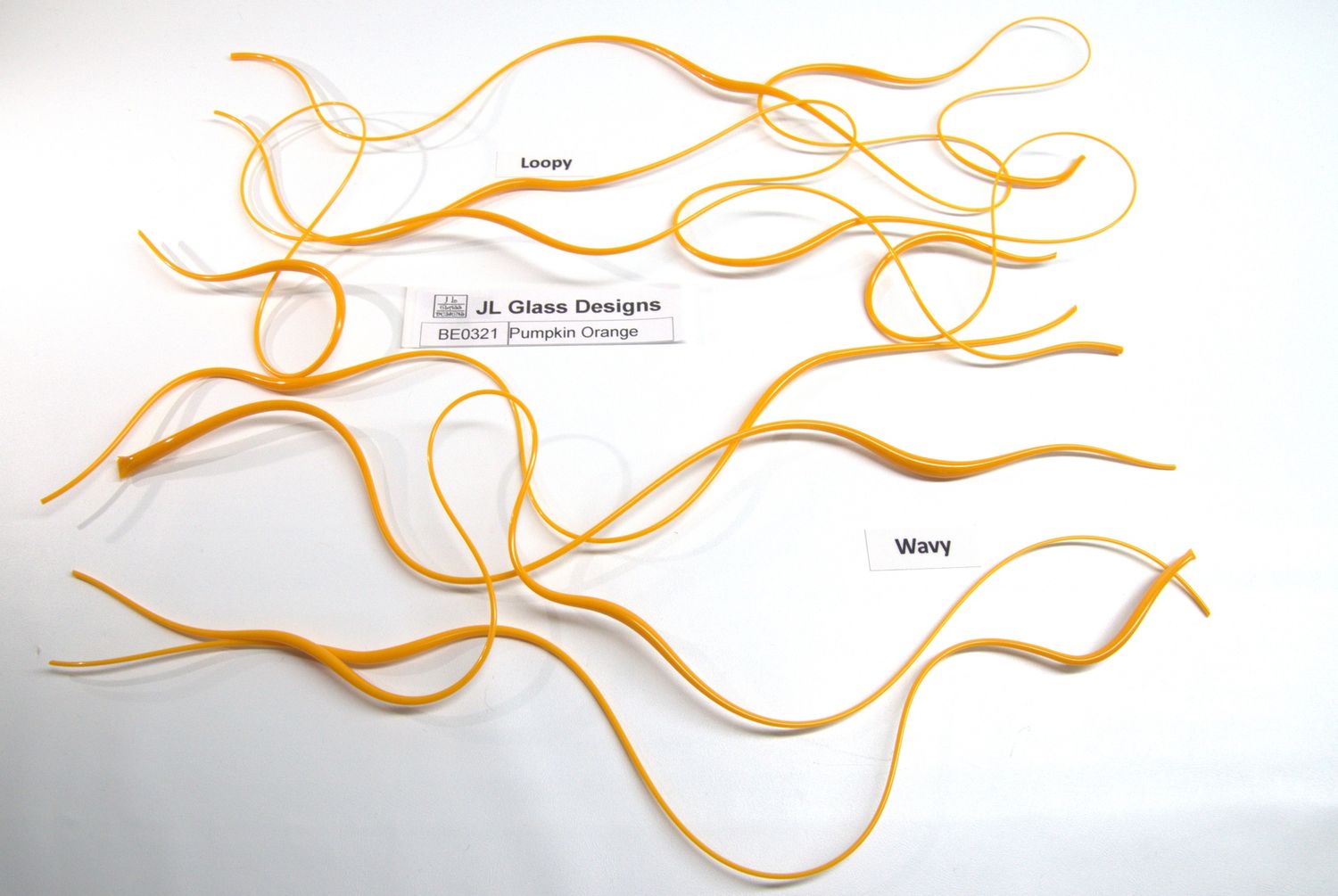 BE0321 Pumpkin Orange Vitrigraph Stringer