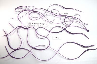 BE0334 Gold Purple Vitrigraph Stringer