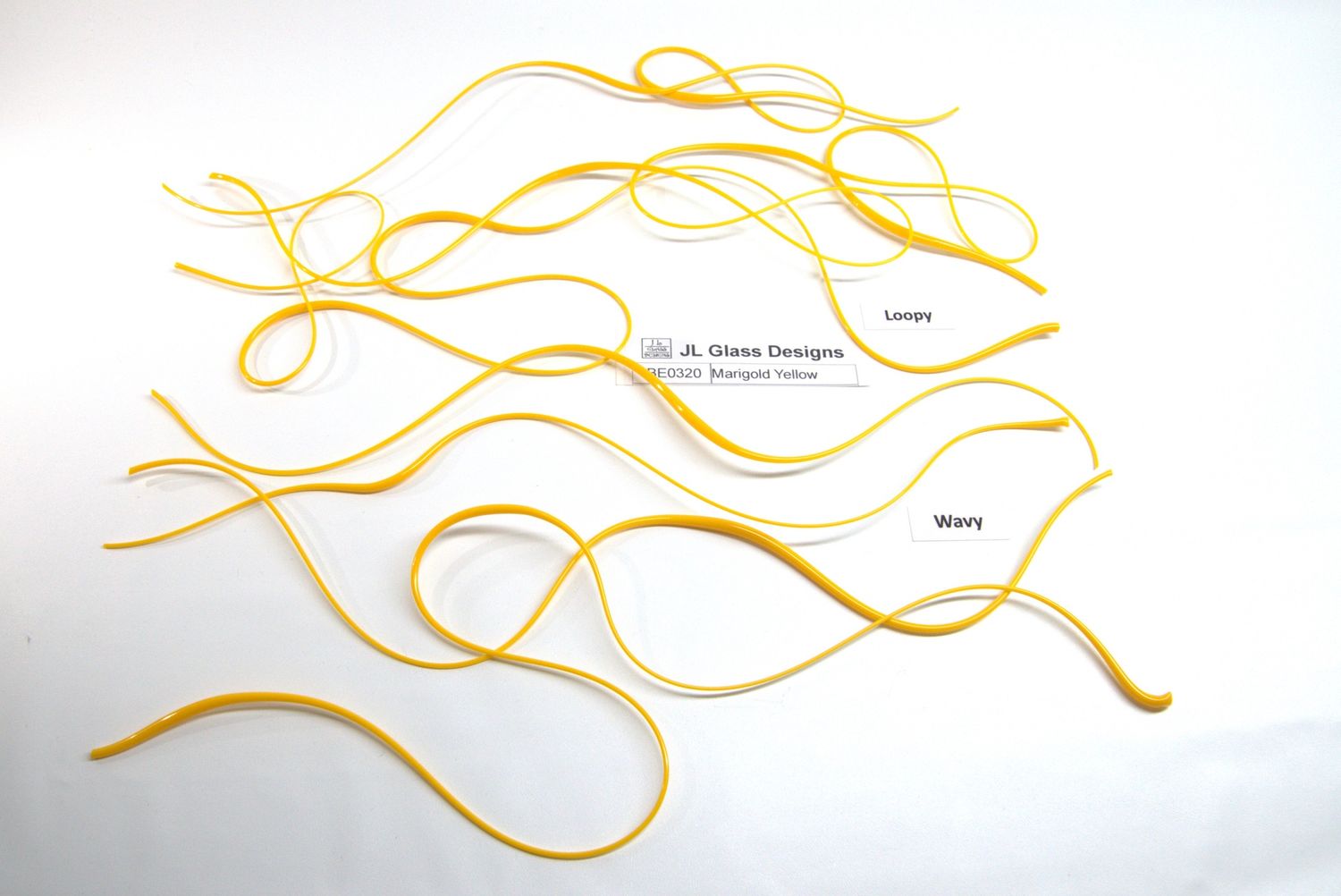 BE0320 Marigold Yellow Vitrigraph Stringer