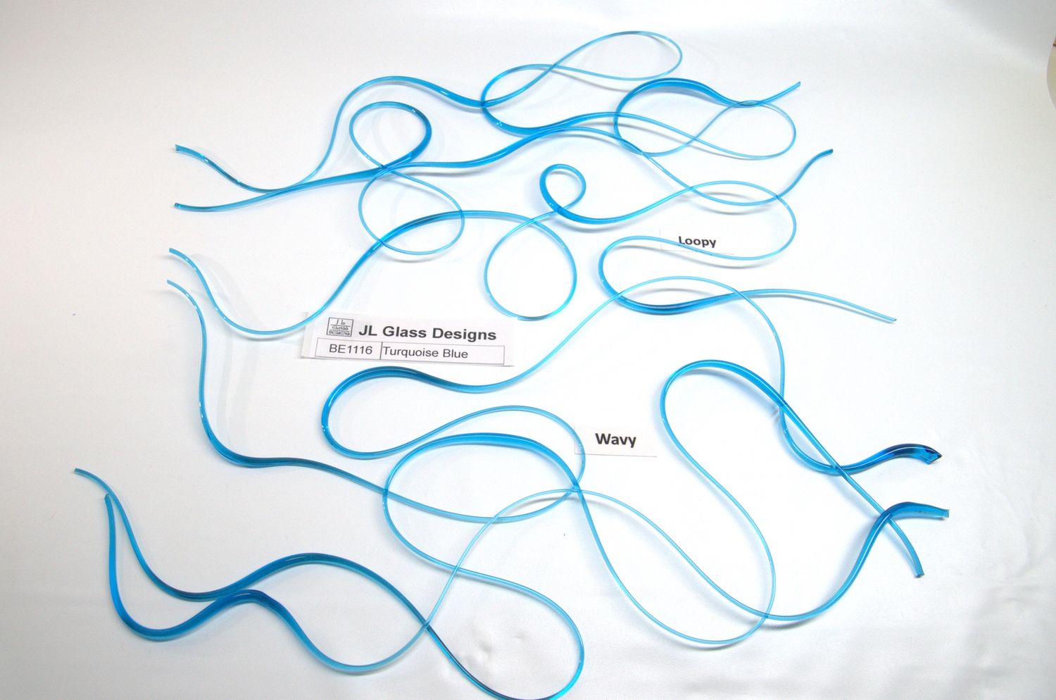 BE1116 Turquoise Blue Vitrigraph Stringer