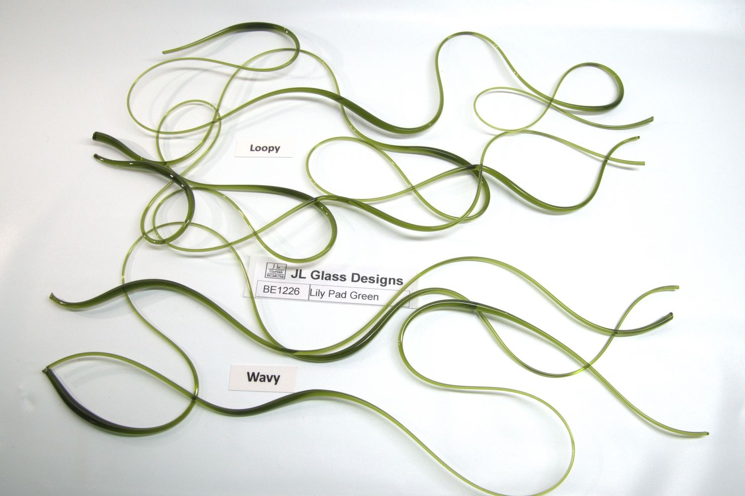 BE1226   Lily Pad Green Vitrigraph Stringer