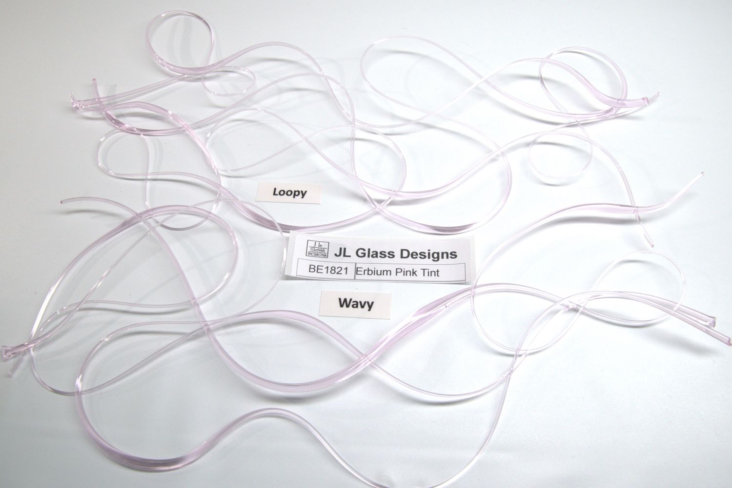 BE1821 Erbium Pink Tint Vitrigraph Stringer