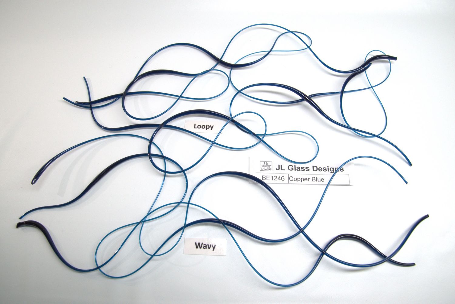 BE1246 Copper Blue Vitrigraph Stringer