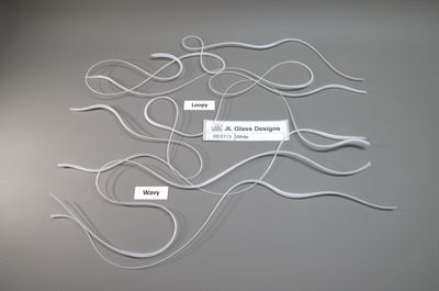 BE0113 White Vitrigraph Stringer