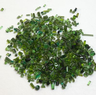 BE9028 Mixed Greens All Transparents Bits&#39;n&#39;Pieces