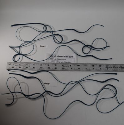 BE0146 Steel Blue Vitrigraph Stringer
