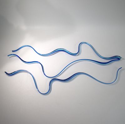 BE9100 Ocean Blue Vitrigraph Serpentine