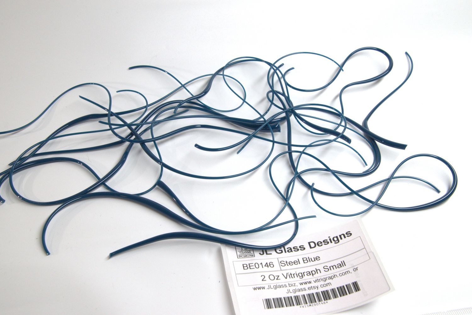 BE0146 Steel Blue Vitrigraph Stringer - 2 oz Small Pack