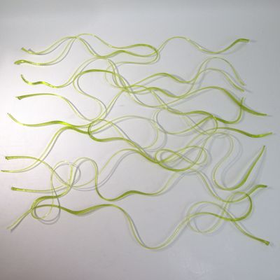 BE9045 Transparent Spring Green with Dichroic