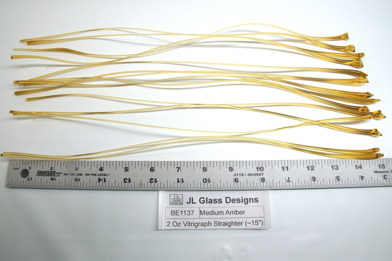 BE1137  Medium Amber Straighter Vitrigraph