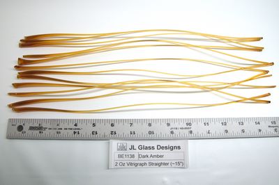 BE1138  Dark Amber Straighter Vitrigraph