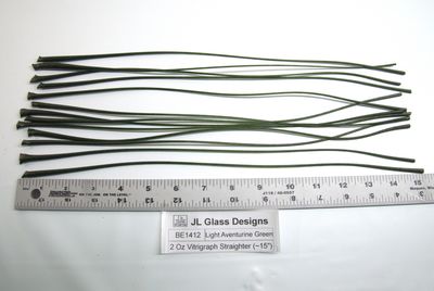 BE1412 Light Aventurine Green Straighter Vitrigraph