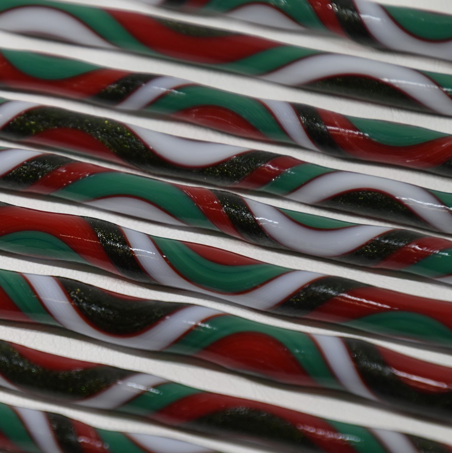 BE9113 Holly Jolly Festive Cane