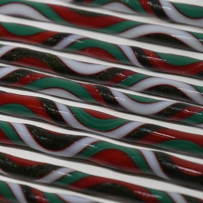BE9113 Holly Jolly Festive Cane