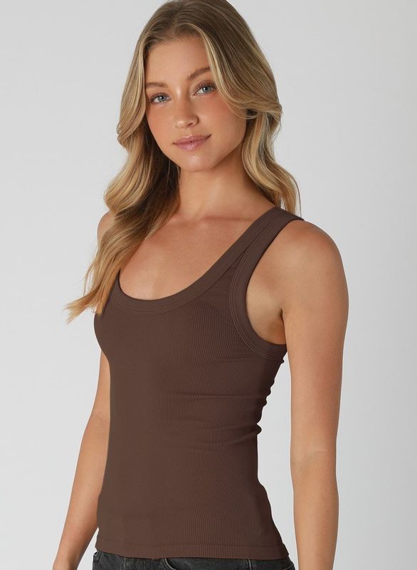 Jamie Ribbed Reversible Tank