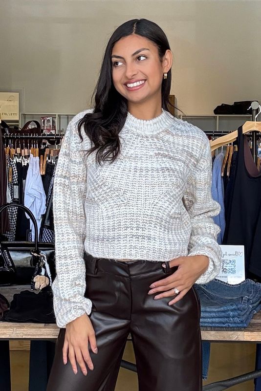 Cold Front Crop Sweater