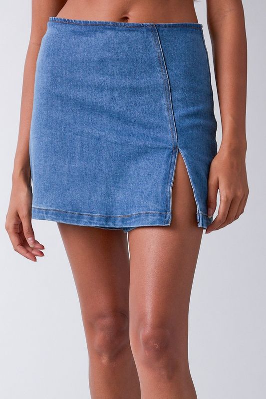 Kacey Denim Skort