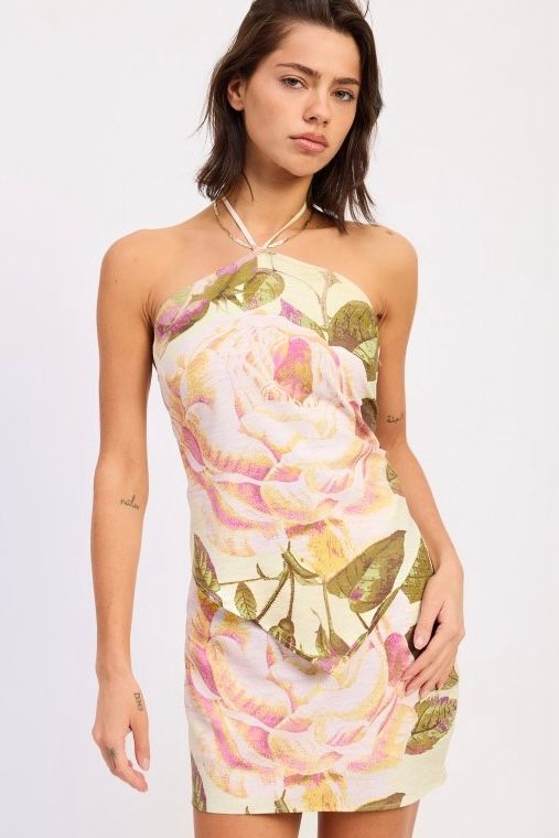 Jardin de Rosé Halter Top