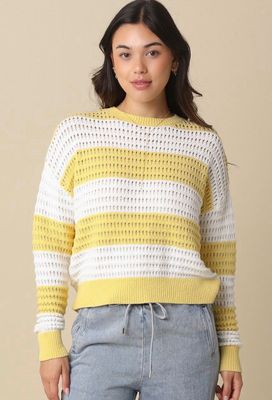 Beach Town Mesh Sweater