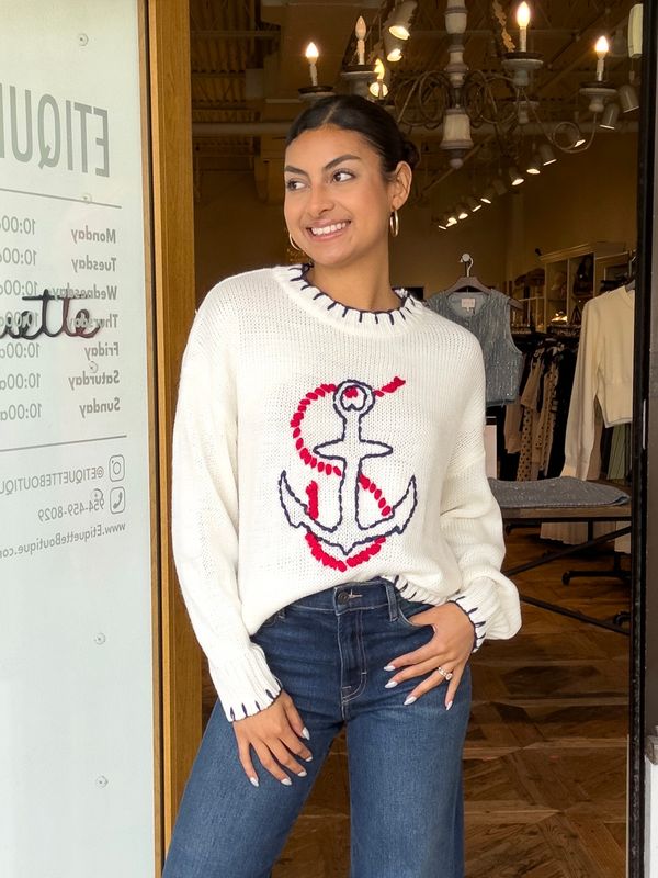 Seafarer Anchor Stitch Sweater