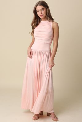 Caspiana Ruched Maxi Dress