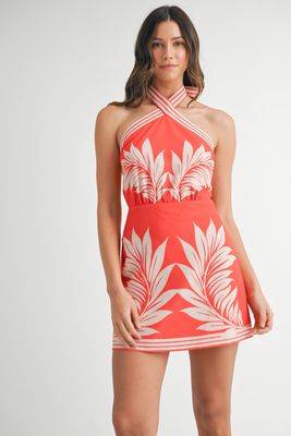 Tropical Solstice Mini Dress