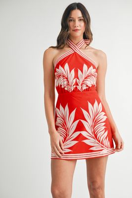 Tropical Solstice Mini Dress