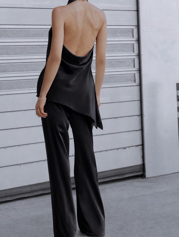 Luxe Satin Halter Top