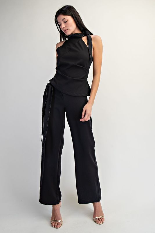 Arya Stitch Tie Trousers