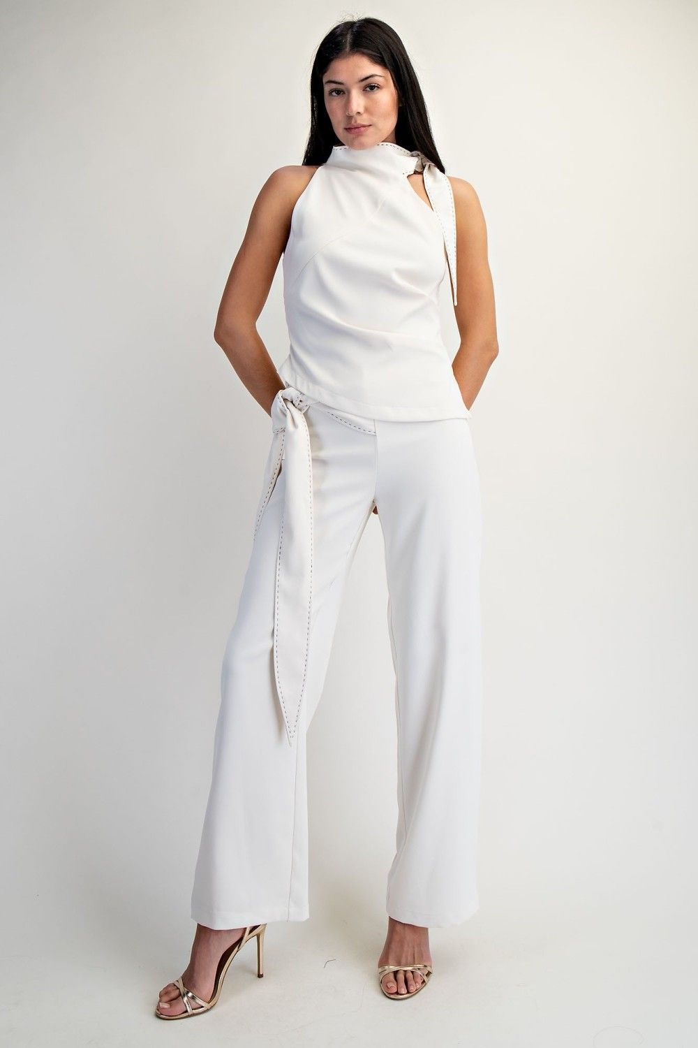 Arya Stitch Tie Trousers