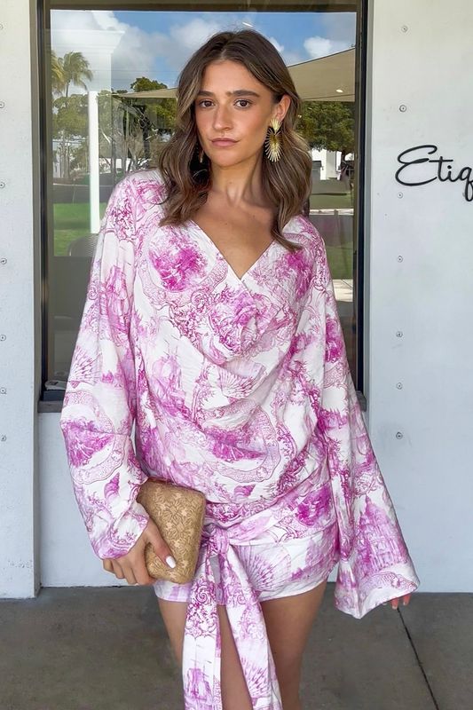 Ines Draped Mini Dress