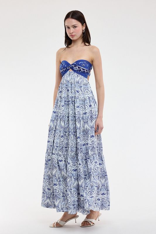 Indigo Boheme Maxi Dress