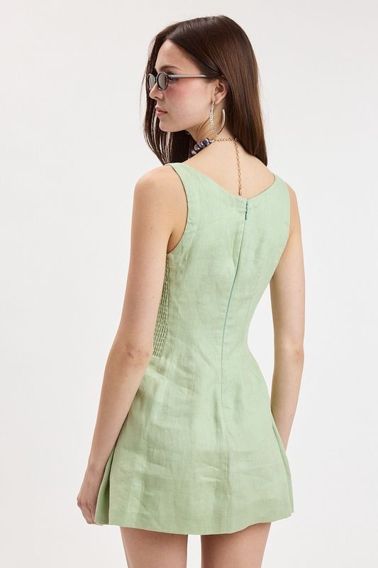 Serendipity Linen Mini Dress