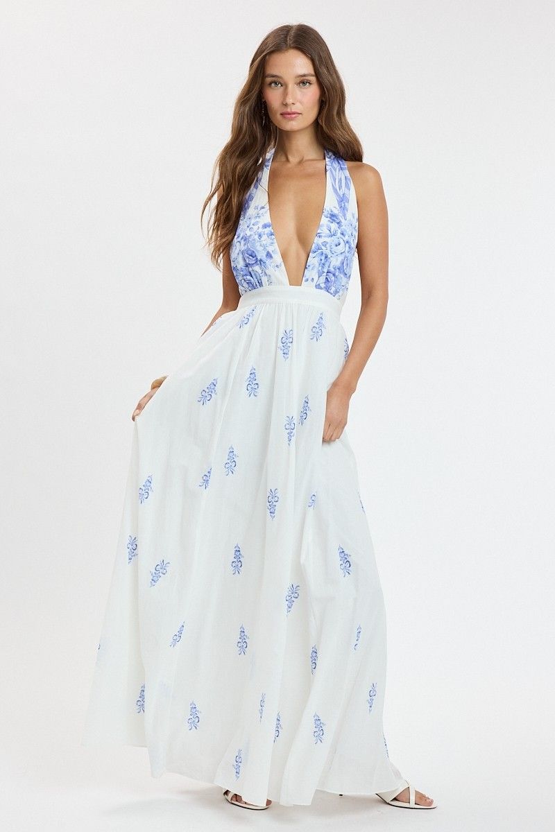 Heirloom Flora Cotton Maxi Dress