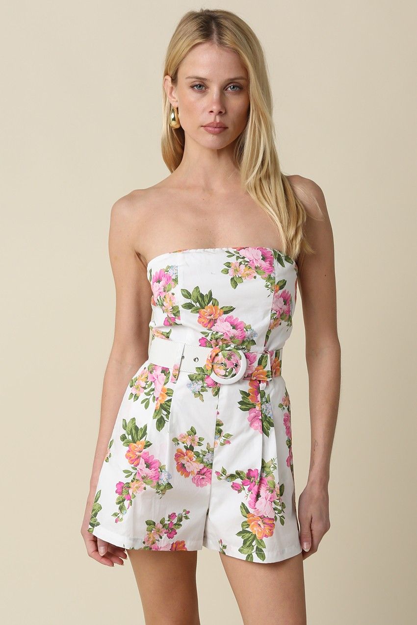 Flora Vista Cotton Romper