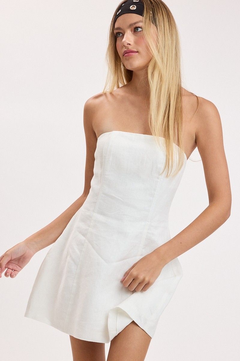 love and lemons white mini dress Cassie Mini Dress