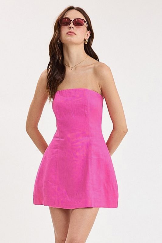 Jessa Linen Mini Dress
