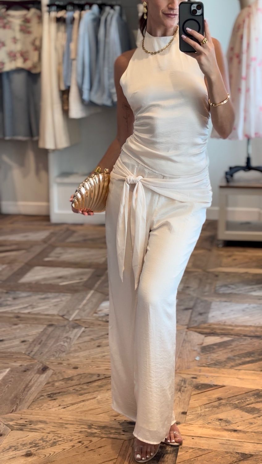 Afterglow Luxe Satin Trousers