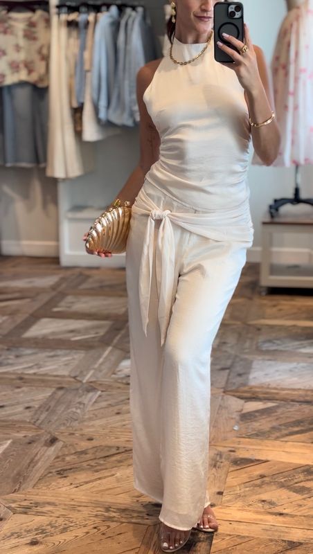Afterglow Luxe Satin Trousers