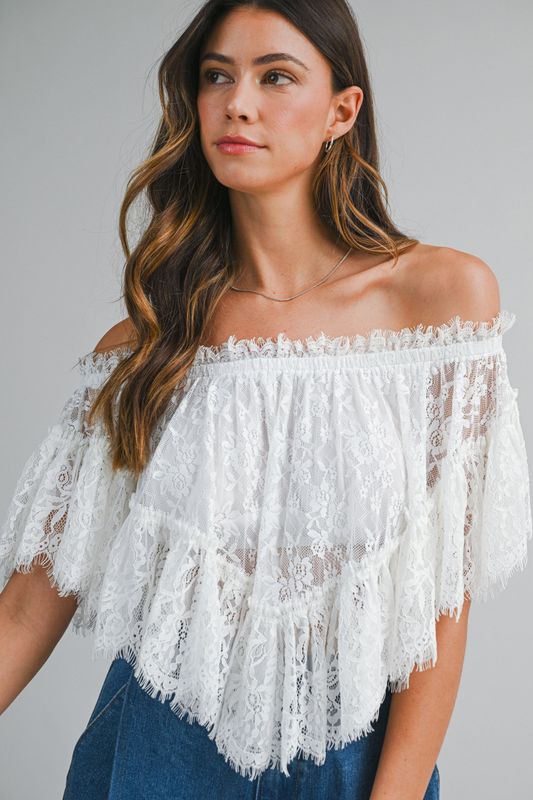 Loveswept Lace Top