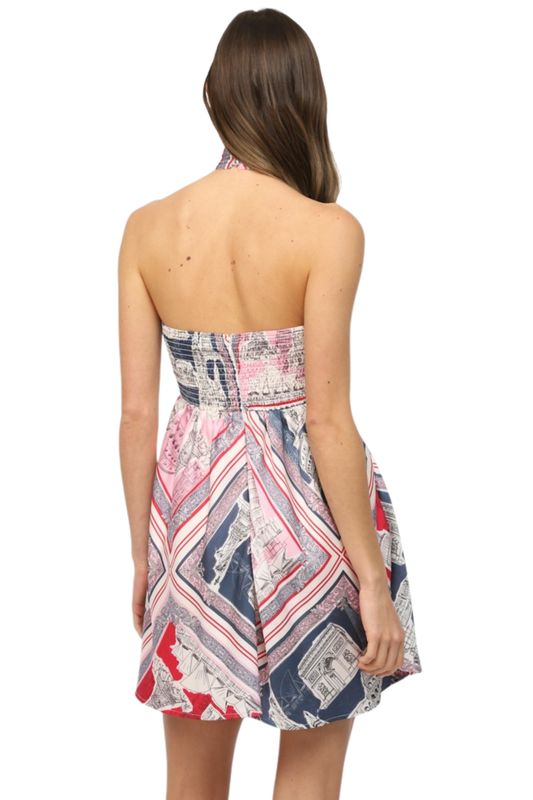Jet Set Satin Mini Dress