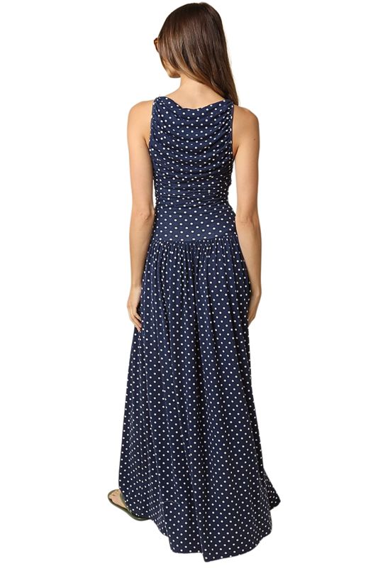 Sloane Polka Dot Maxi Dress