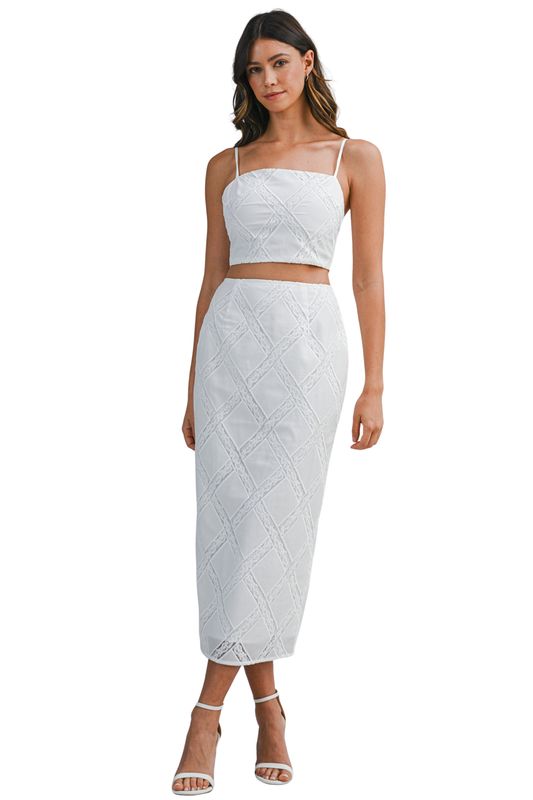 Adele Lattice Lace Set
