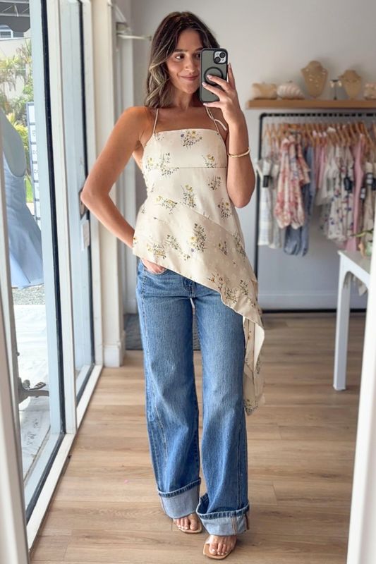 Wildflower Asymmetric Camisole